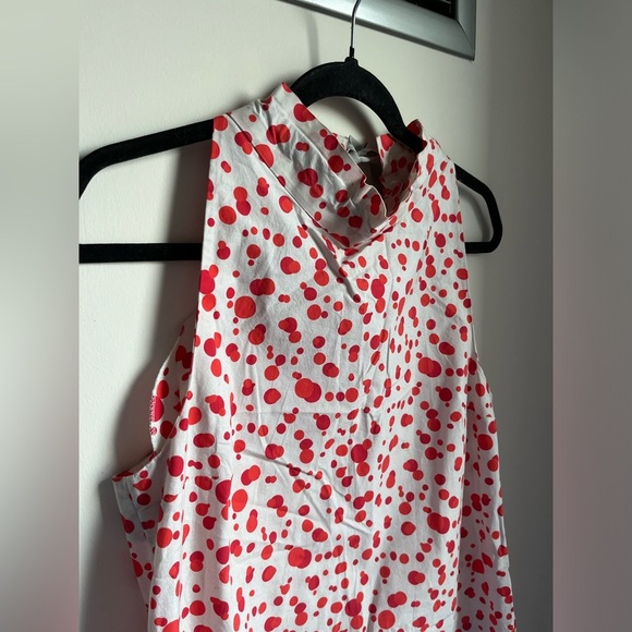 COS Mock Neck Tie Back Dress Polka
Dots Pockets Size 6 - Picture 6 of 11